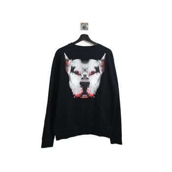 推荐Marcelo Burlon Devil Dog Printed Sweater Black商品