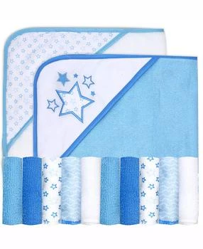 Tendertyme | Baby Boys and Baby Girls Stars 2 Pack Hooded Bath Towel and Wash Cloth Set,商家Macy's,价格¥221