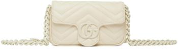 古驰腰包, Gucci | 灰白色 GG Marmont 腰包商品图片 