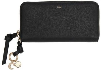 Chloé | 黑色 Alphabet 钱包,商家SSENSE CN,价格¥5444