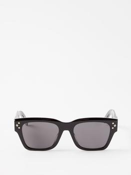 Dior | CD Diamond D-frame acetate sunglasses商品图片,