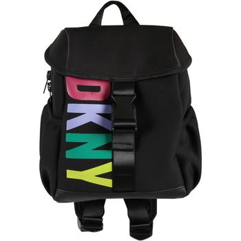 推荐DKNY Black Backpack For Girl With Logo商品