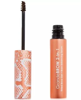 Grande Cosmetics | Travel-Size GrandeBROW 2-In-1 Tinted Brow Gel + Brow Enhancing Serum, 0.02 oz.,商家Macy's,价格¥177