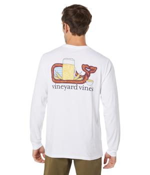 Vineyard Vines衣服, Vineyard Vines | Long Sleeve Oktoberfest Whale Pocket Tee商品图片 6.6折