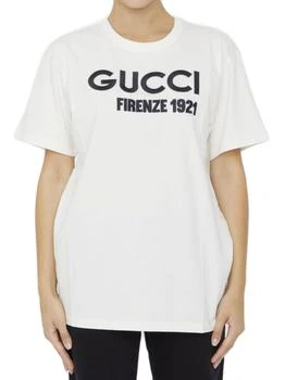 Gucci | Gucci GG Embroidered Jersey T-Shirt 7.2折