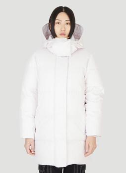 Burberry | Detachable Hood Puffer Coat in Pink商品图片,