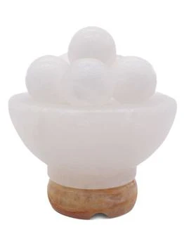 HIMALAYAN SECRETS | White Himalayan Salt Bowl With Massage Balls,商家Saks OFF 5TH,价格¥525