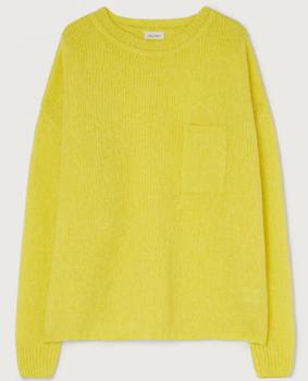 Maternal America, American Vintage | American Vintage Gokson Yellow Knit商品图片 满$250减$20, 满减