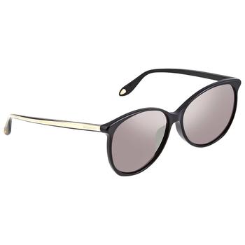 Givenchy | Grey Ivory Mirror Oval Ladies Sunglasses GV 7098/F/S 0807/UE 60商品图片,3.6折