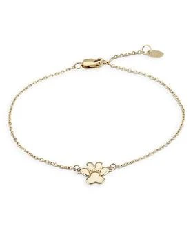 Moon & Meadow | 14K Yellow Gold Dog Paw Chain Bracelet,商家Bloomingdale's,价格¥2619