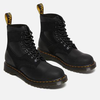 Dr. Martens | Dr. Martens 1460 Pascal Streeter Leather and Suede Boots商品图片,额外8折, 额外八折