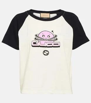 Gucci | Printed cotton jersey T-shirt 