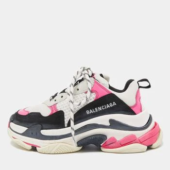 推荐Balenciaga Multicolor Mesh and Nubuck Triple S Sneakers Size 36商品