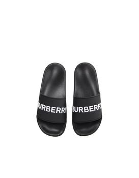 Burberry 巴伯莉 | Slide Sandals With Logo商品图片,6.5折