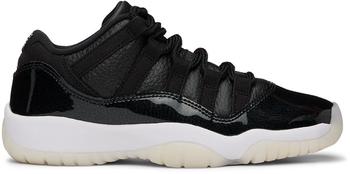 Jordan | Kids Black Air Jordan 11 Low 72-10 Big Kids Sneakers商品图片,独家减免邮费