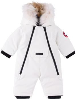 商品Canada Goose | Silver Baby Down Crofton Hoody Jacket,商家SSENSE,价格¥4082图片