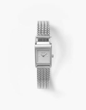 Madewell | BREDA Revel Tethered Silver Stainless Steel Mesh Bracelet Watch, 18mm商品图片,