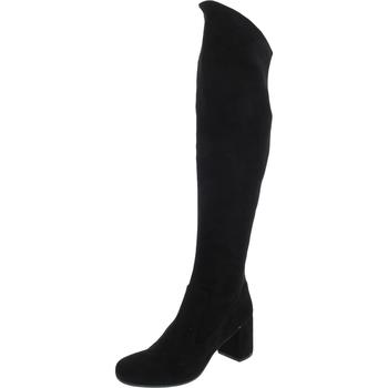 加拿大vince鞋, Vince | Vince Womens Suede Block Heel Over-The-Knee Boots商品图片 