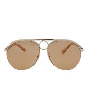 Chloé | Aviator-Style Metal Sunglasses商品图片,3折×额外9折, 额外九折