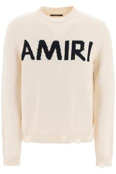 amiri卫衣, AMIRI | Amiri eyelash logo crew-neck sweater商品图片 6.4折