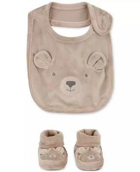 Carter's | Baby Bear Booties & Bib, 3 Piece Set,商家Macy's,价格¥99