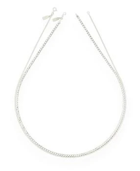 Deux Lions Jewelry | Stack Cuban Chains in Silver for her,商家Bloomingdale's,价格¥1823