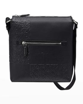 菲拉格慕包单肩包, Salvatore Ferragamo | Men's Revival Gancini Crossbody Bag商品图片 