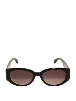 Alexander McQueen | Alexander McQueen Eyewear Oval Frame Sunglasses商品图片,3.8折