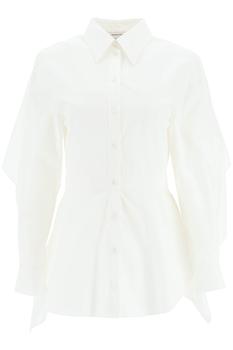 推荐Alexander mcqueen slim fit shirt with cut-out商品