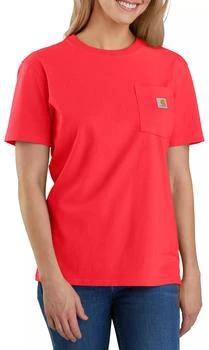 推荐Carhartt Women's WK87 Workwear Pocket SS T-Shirt商品