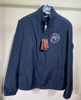 推荐STEFANO RICCI 男士海军蓝色短款夹克 M9J0P00150-B001商品