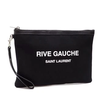 Yves Saint Laurent | Saint Laurent Rive Gauche  Canvas Clutch Bag (Pre-Owned),商家Premium Outlets,价格¥5511