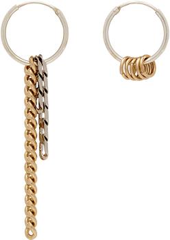 商品Silver & Gold Jane Hoop Earrings图片