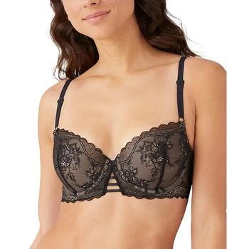 Wacoal | b.tempt’d by Wacoal Women's No Strings Attached Contour Balconette Bra,商家Macy's,价格¥226