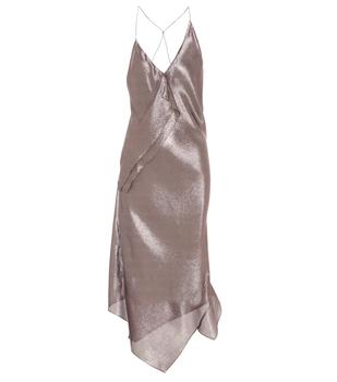 ROLAND MOURET, ROLAND MOURET | Exclusive to Mytheresa – Jimboy silk-blend asymmetric dress商品图片 4折