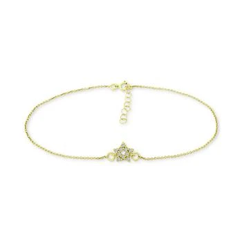 Giani Bernini | Cubic Zirconia Star Ankle Bracelet, Created for Macy's,商家Macy's,价格¥337