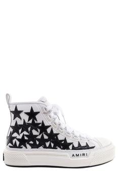 AMIRI | Amiri Star Patch High-Top Lace-Up Sneakers商品图片,8.6折