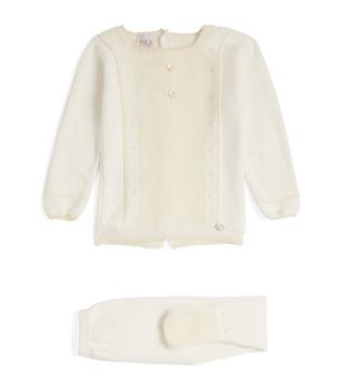 Paz Rodriguez | Cotton Two-Piece Set (1-12 Months)商品图片,7折