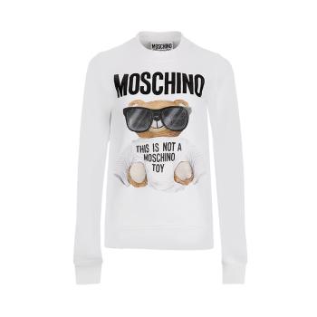 冬装莫斯奇诺卫衣, Moschino | MOSCHINO 女士白色小熊印花卫衣 EV1708-5527-1001商品图片 满$100享9.5折, 满折