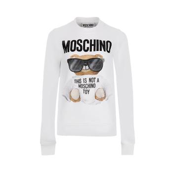 推荐MOSCHINO 女士白色小熊印花卫衣 EV1708-5527-1001商品