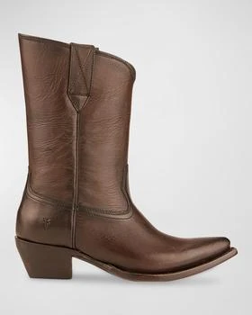 Frye | Sacha Mid Leather Cowboy Boots 