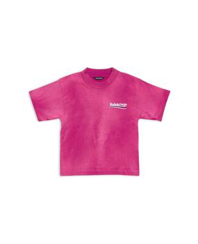Balenciaga | Kids Political Campaign T-shirt In Fuchsia Cotton商品图片,