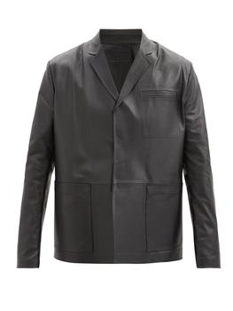 商品Prada | Leather jacket,商家MATCHESFASHION,价格¥32510图片