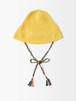 推荐Beach Break crocheted cotton bucket hat商品