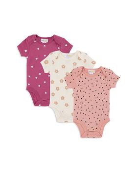 推荐Girls' Printed Cotton Bodysuit, 3 Pack - Baby商品