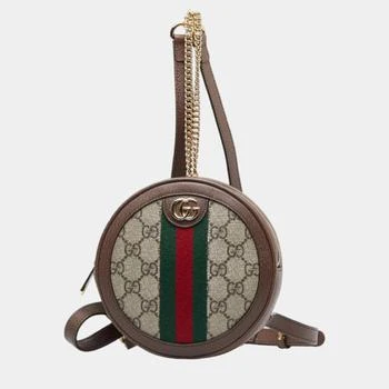 推荐Gucci Beige GG Canvas Ophidia Backpack商品