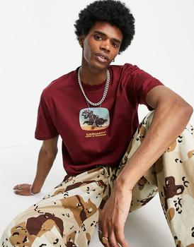 Carhartt WIP | Carhartt WIP seeds t-shirt in burgundy商品图片,