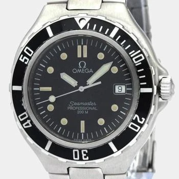 推荐Omega Black Stainless Steel Seamaster Professional 396.1052 Quartz Men's Wristwatch 36 mm商品