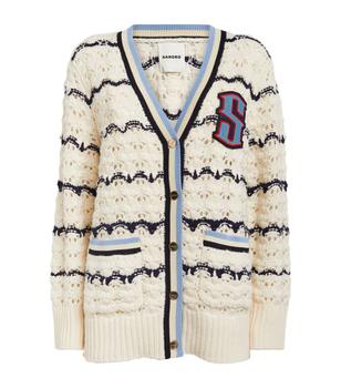 sandro开衫, Sandro | Wool-Rich Striped Cardigan商品图片 5折