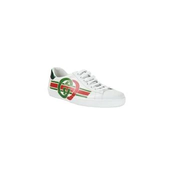 推荐Gucci Ace Sneaker White Red Verde商品